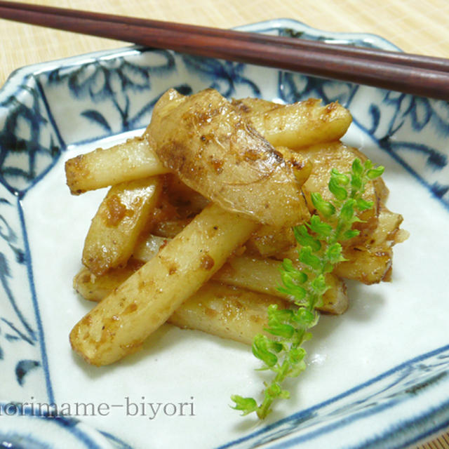 秋ほっくり♪生姜風味の梅照り焼きおじゃが