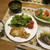 カツレツ＆コブサラダの晩ご飯　と　お庭のアレコレ♪