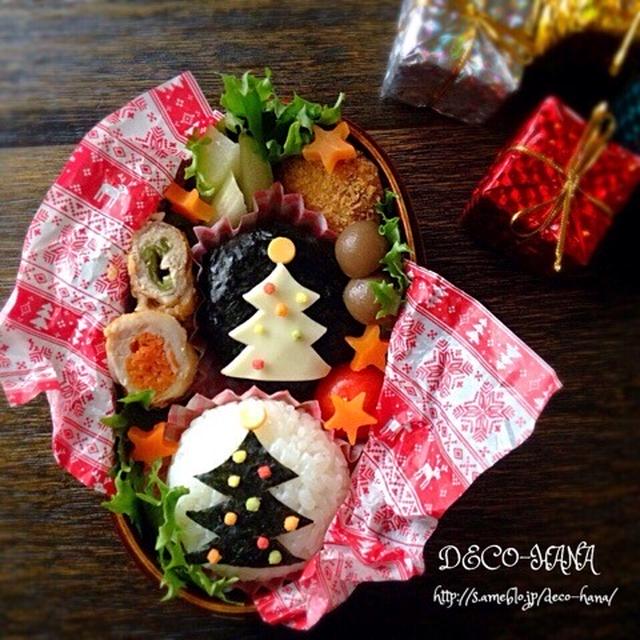 モノトーンツリーおにぎりこども弁当◡̈⃝♩