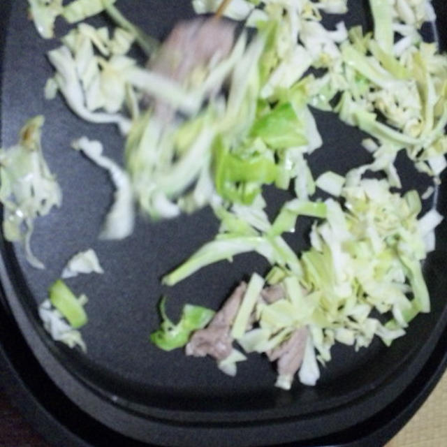 広島焼きの過程