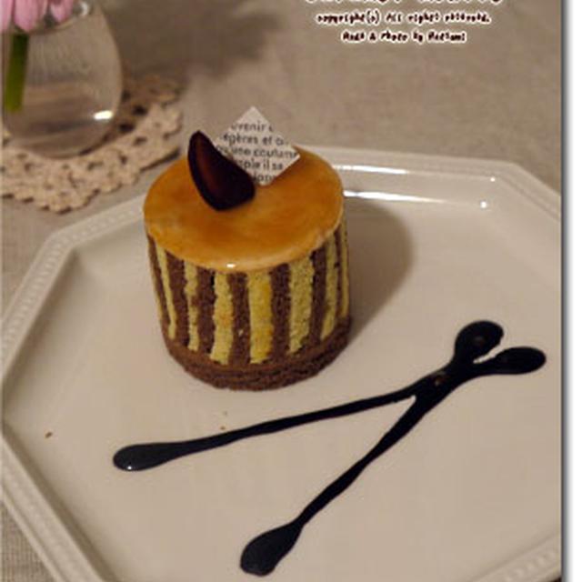 キャラメルムースのケーキ