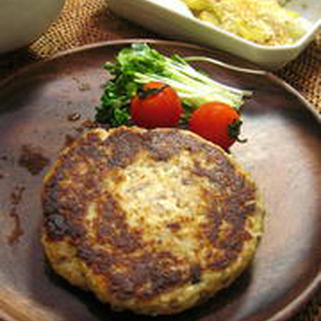 さばの水煮缶で豆腐ハンバーグ・・・＝夏休み編6＝