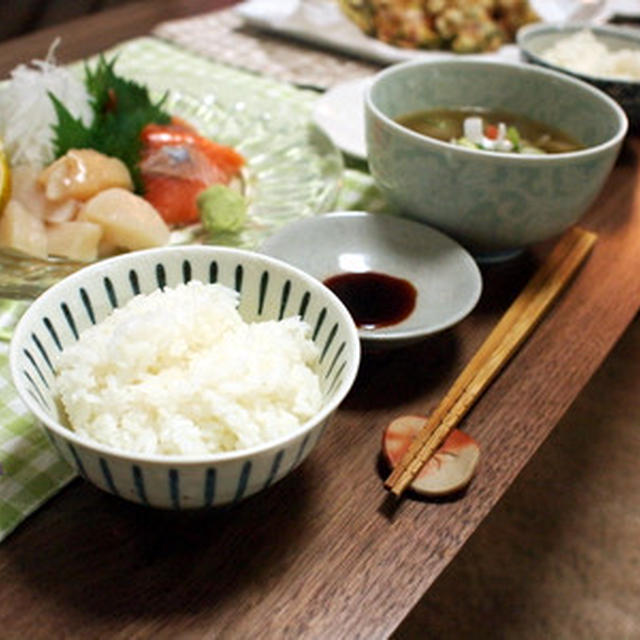 お刺身定食な晩ご飯