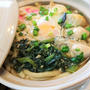 【レシピ】旬★旨みたっぷり★風味抜群★寒い日にポカポカ【牡蠣のみそ鍋焼きうどん】