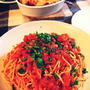 ふつうのツナトマトソーススパゲティ