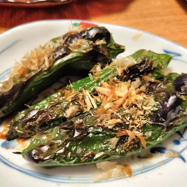 焼き万願寺とうがらし　今年の初物！！
