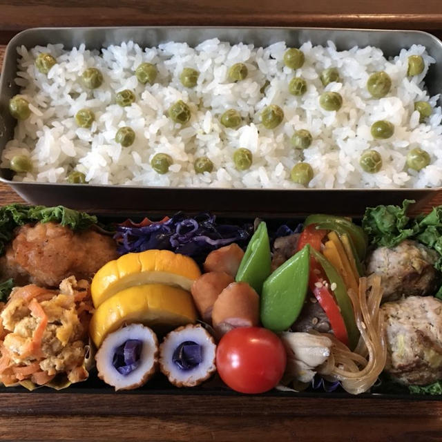 お弁当（豆ごはん②）