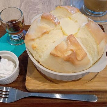 cafe a tempoでパンケーキ（花見川区横戸町）。