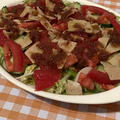 シェアする梅肉ドレッシングサラダ　レシピ　#レシピ　#プラントベースレシピ　#梅肉