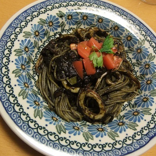 いかすみのパスタ