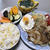 とうもろこしご飯と豚の生姜焼き
