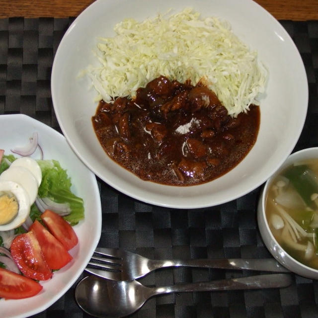 ハッシュドなんちゃら　と　昨日のご飯