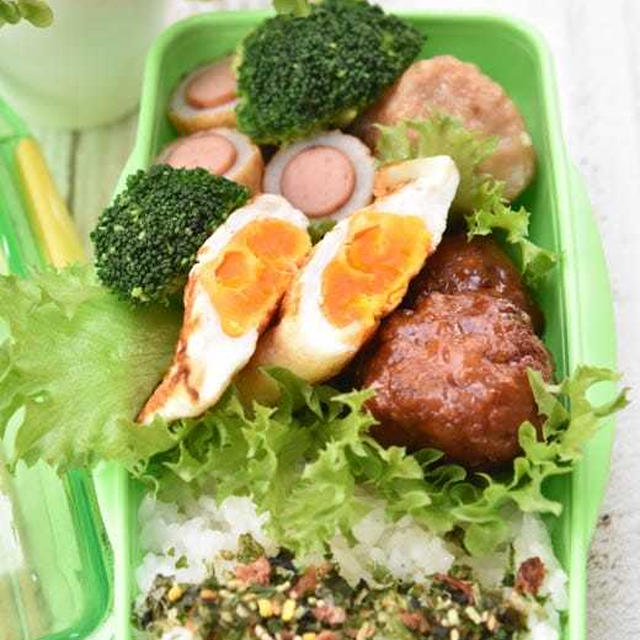 中学生男子弁当｜551蓬莱シュウマイ・市販の肉団子｜手抜き弁当