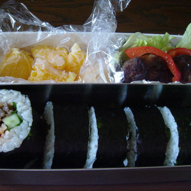 焼肉キムチ巻きのお弁当