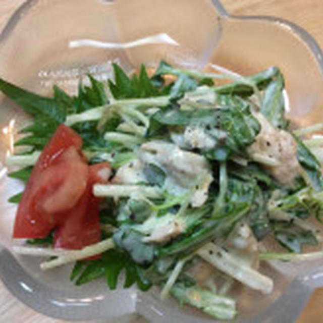 ヒラメと水菜の簡単おつまみ By Tea House ひだまりさん レシピブログ 料理ブログのレシピ満載