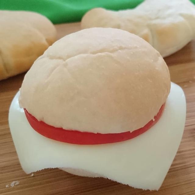 朝食バーガー