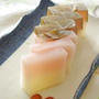 桜の外郎 + チーズスフレ/プリンケーキ + カルボナーラ