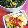 ■簡単５分！！和の副菜2品レシピ【法蓮草の胡麻和え／白菜と赤大根・塩昆布の浅漬け】