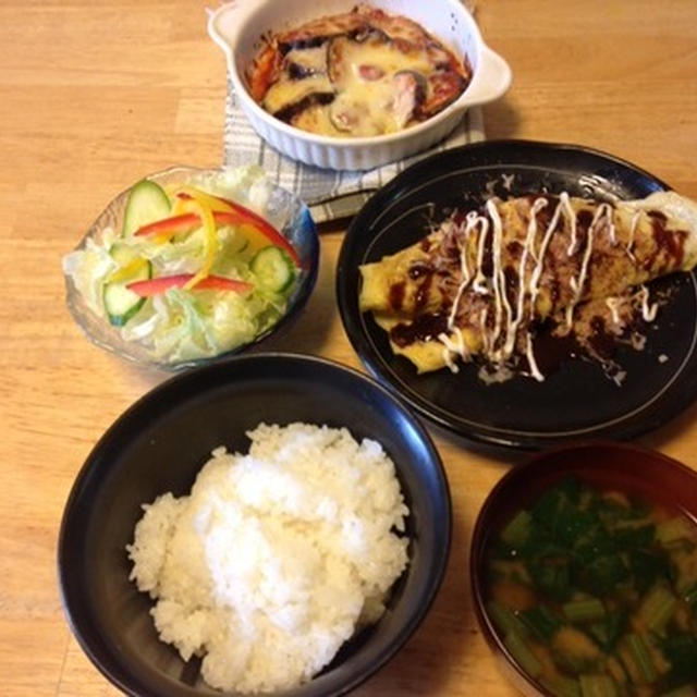 今日のお昼はトンペイ焼きなど～と昨日はしいたけの肉詰めなど