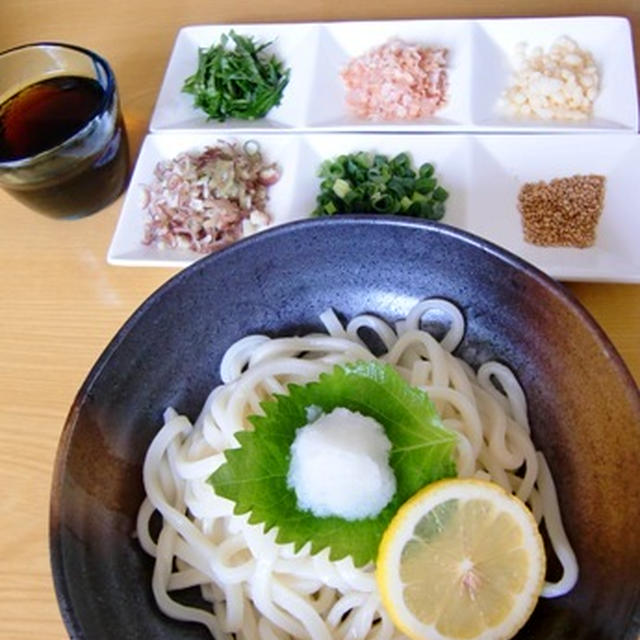 醤油うどん風冷やしうどん