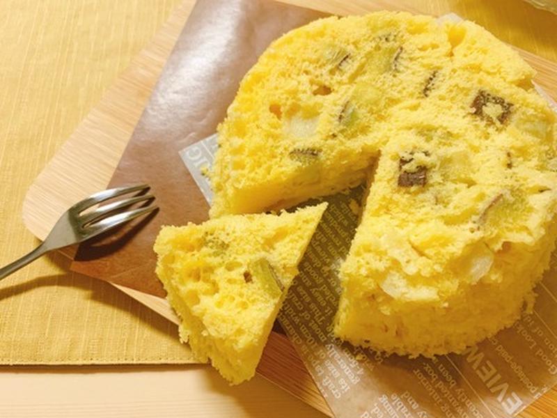 【ダイエットおやつ】レンチン3分！ホットケーキミックスで蒸しパンケーキ