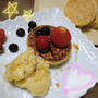 みーちゃん１１ヶ月祝に厚めのホットケーキ焼きました＆子どもたちの様子