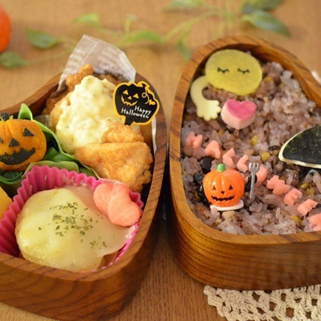 ハロウィンのお弁当と話題入り★10月31日(水)