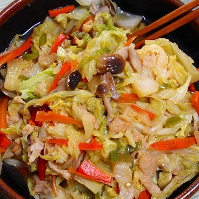 超簡単キャベツのくたくた煮でほっこり