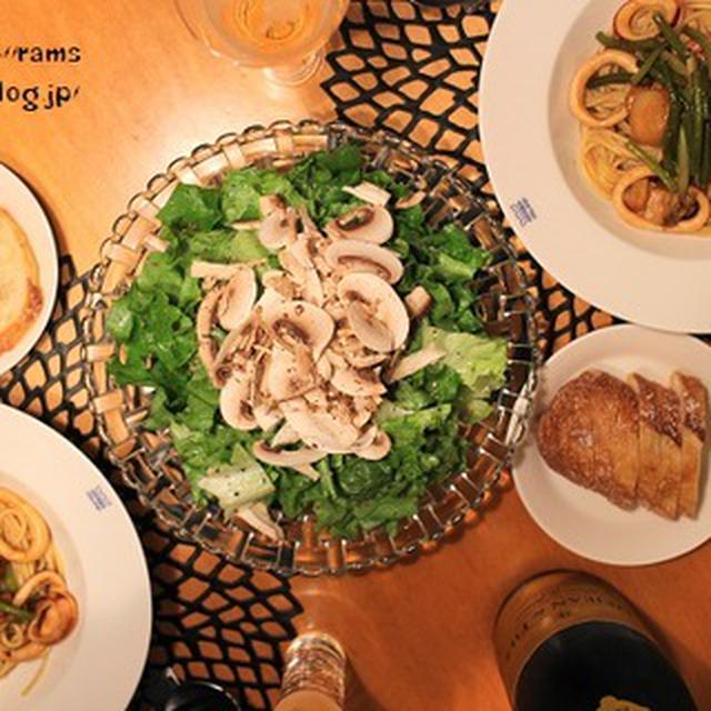 パスタ番長の『イカとホタテのバター醤油スパゲッティ』な夜。