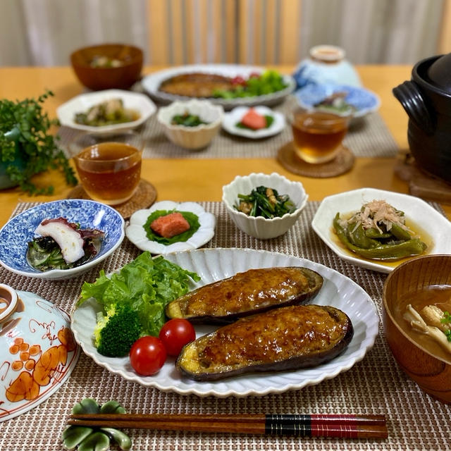 茄子の肉詰め♪