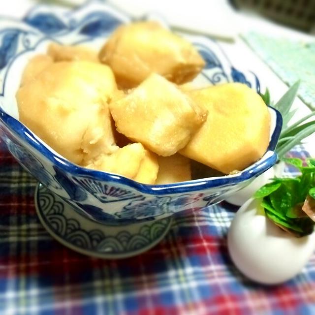 生麩と里芋のもちもち煮✿オノマトペ