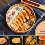 夏はあっさり味に「鶏むねのレモン照り焼き」「かぼちゃベーコン」2品弁当