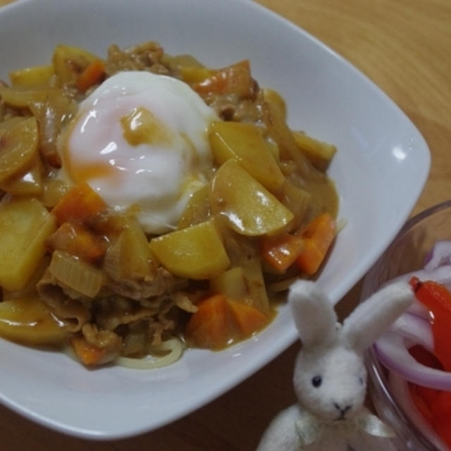 ランチにカレーうどん☆