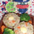 チーズinハンバーグのデミソース＆茄子の生姜サラダ（お家カフェ）