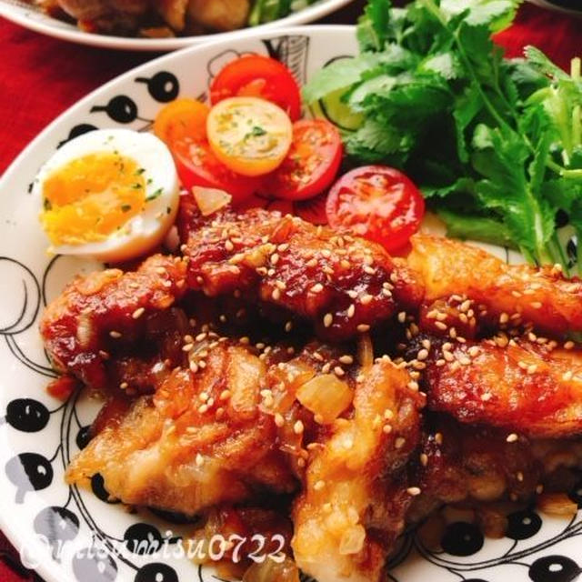 鶏もも肉の生姜焼き(動画有)