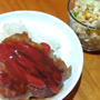 試作品とハンバーグな晩ごはん( *´艸｀)