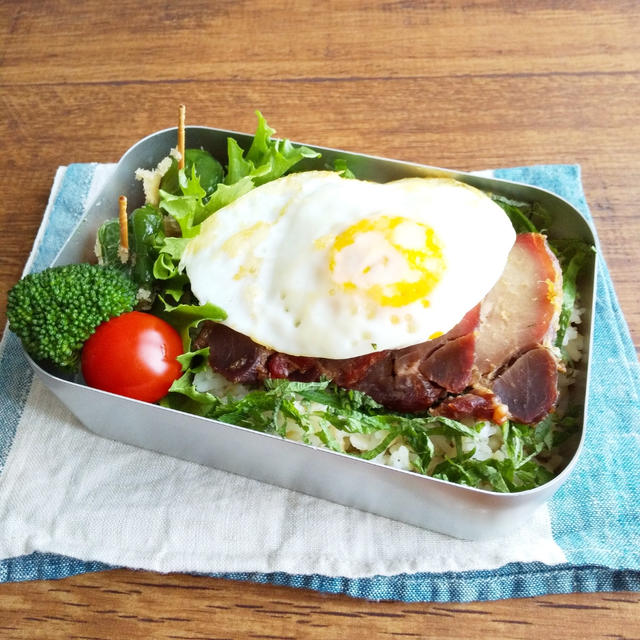 焼豚たまご飯弁当♪