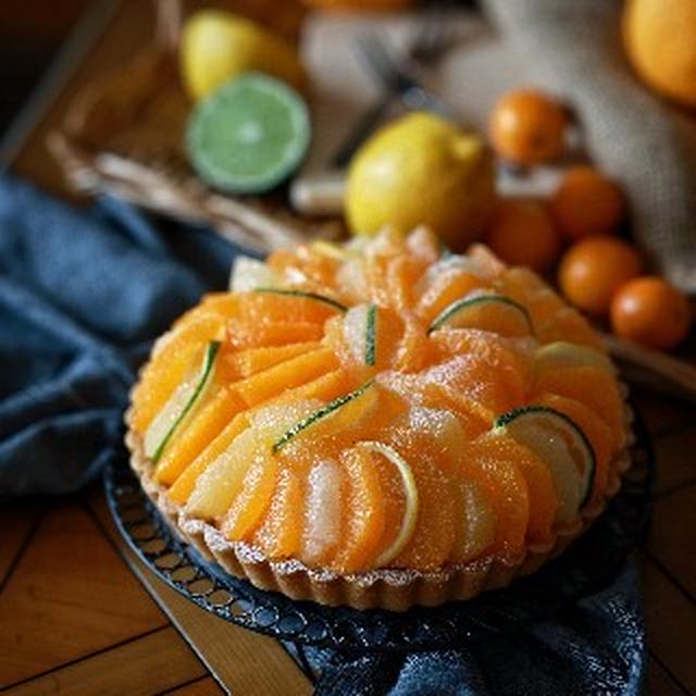 春のヨーグルトクリームで作る柑橘タルト