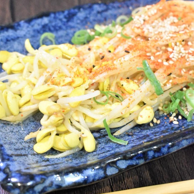 こんな食べ方もある♪焼き豆もやし