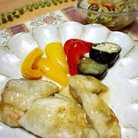 鶏むね肉のレモンソテー