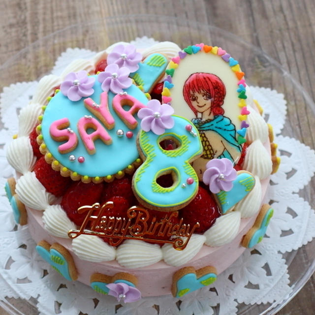■娘の８歳Birthday★　ケーキ