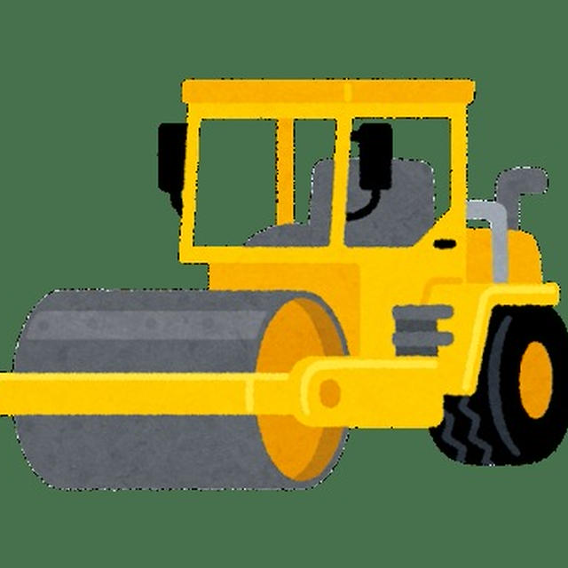 夜間の道路工事