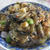 茄子のチーズの味噌卵とじ丼