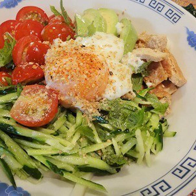 暑い日はつるつる～色々乗せたぶっかけうどん♪