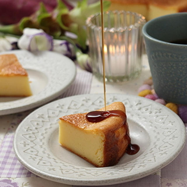 ミキサーで簡単「さつまいものチーズケーキ」