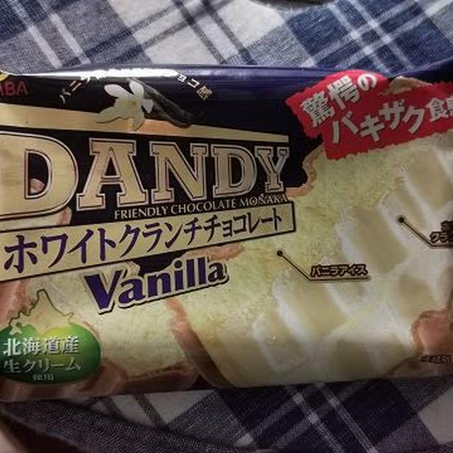 今日のアイス♪ フタバ食品「DANDY (ダンディー)　バニラ」