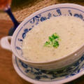 ブロッコリーと玉ねぎの米粉スープ