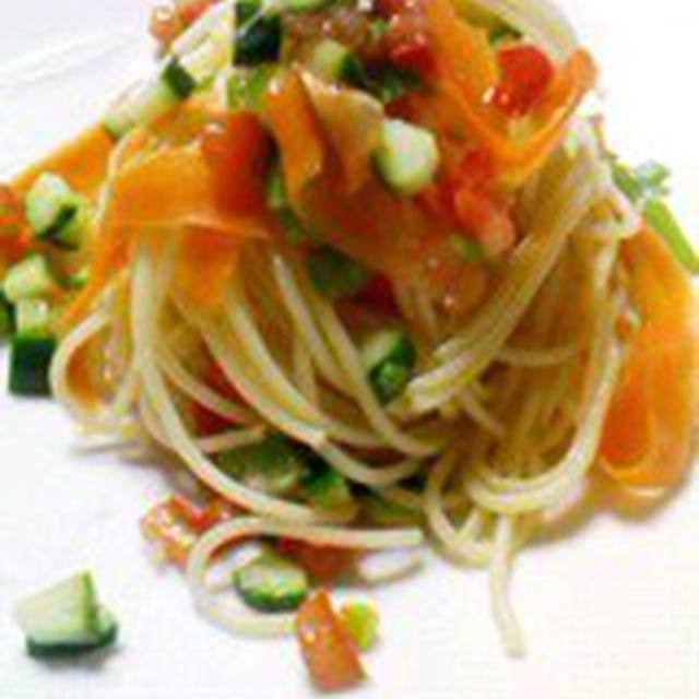 「夏野菜のラビゴットパスタ」