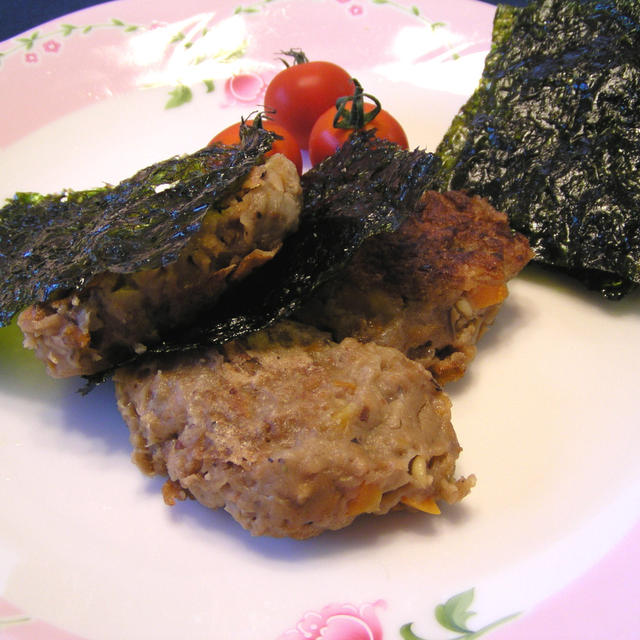 薬膳味噌そぼろＤＥそばがきお焼き