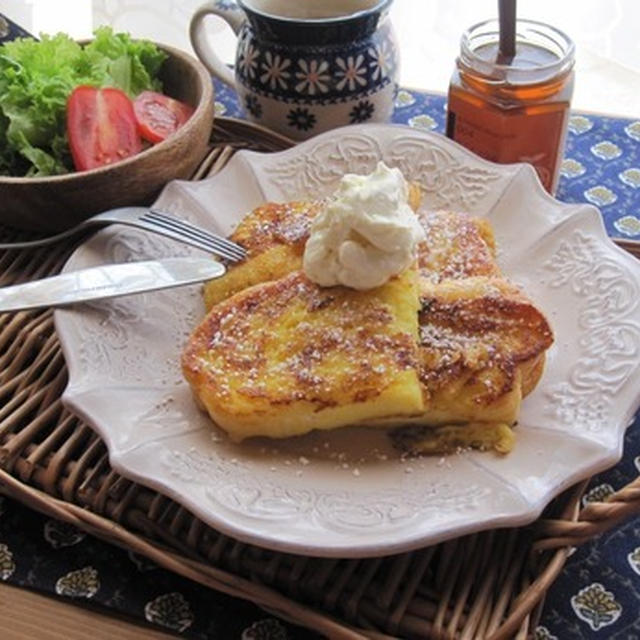 朝食♪お気に入り蜂蜜でフレンチトースト&受賞レシピが発表されました。